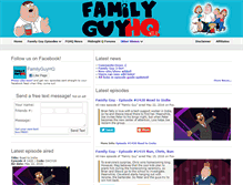Tablet Screenshot of familyguyhq.com